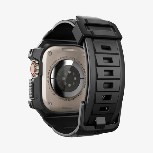 ACS05460 - Apple Watch Series (Apple Watch (49mm)) in matte black showing the front